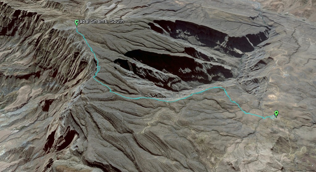 Jabal Shams route
