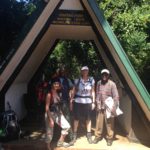 Путри, Оксана Луценко и гид, г Килиманджаро, Танзания